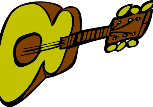 Comic Gitarre