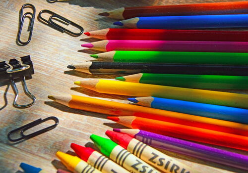 Bunt- und Wachsstifte