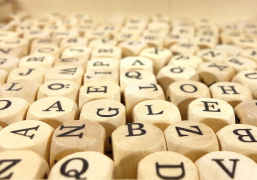 Buchstabenwürfel